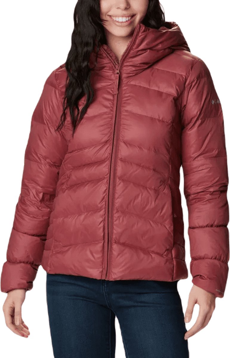 Columbia Autumn Park Down Hooded Jacket Dames S Rood