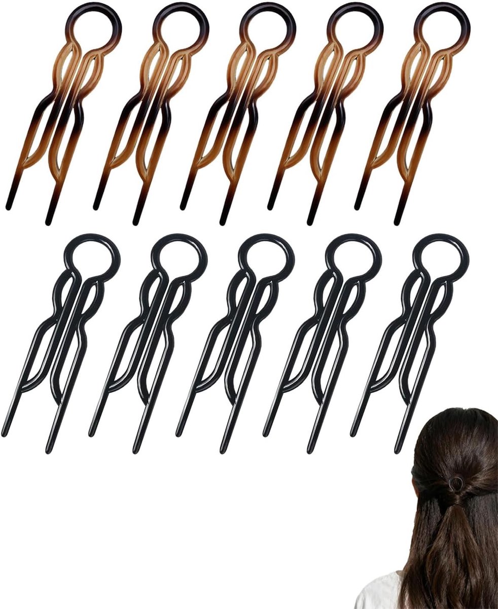 Haarspelden voor dames, Franse haarspelden, U-vormig, Franse haarspelden, licht, elegante haarspelden voor dames en meisjes
