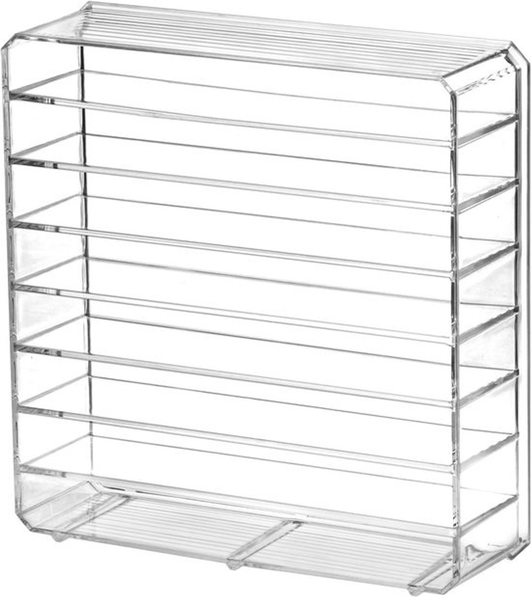 E-Ambar - Cosmetische opslag organizer met 7 verstelbare planken, transparant acryl, waterdicht - Make-up opslag.