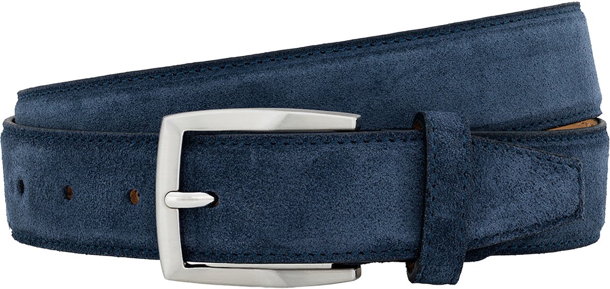 LINDENMANN leren heren riem - marine