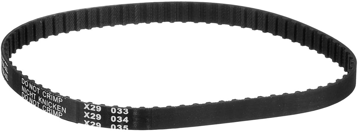 Timing Belt Eraser voor 3D Printers - 75 Tanden, 10mm Breed, 5.08mm Stap - Zwart, Duurzaam en Betrouwbaar