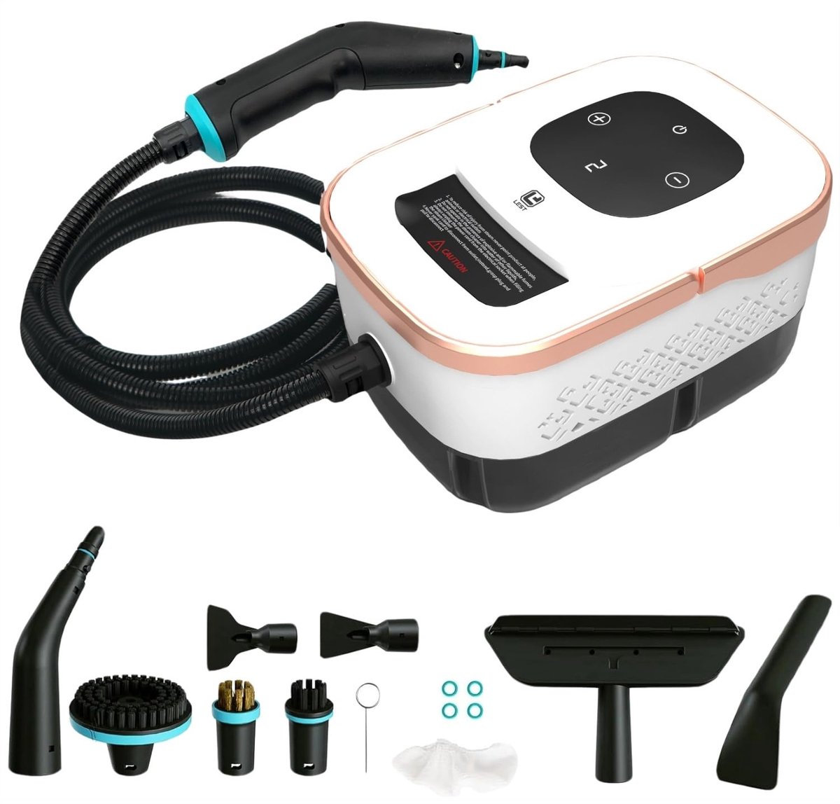 Stoomreiniger – 1500W – Handstoomreiniger – 4 Bar – 1250 ml – 6 standen – 15 sec. opwarmtijd