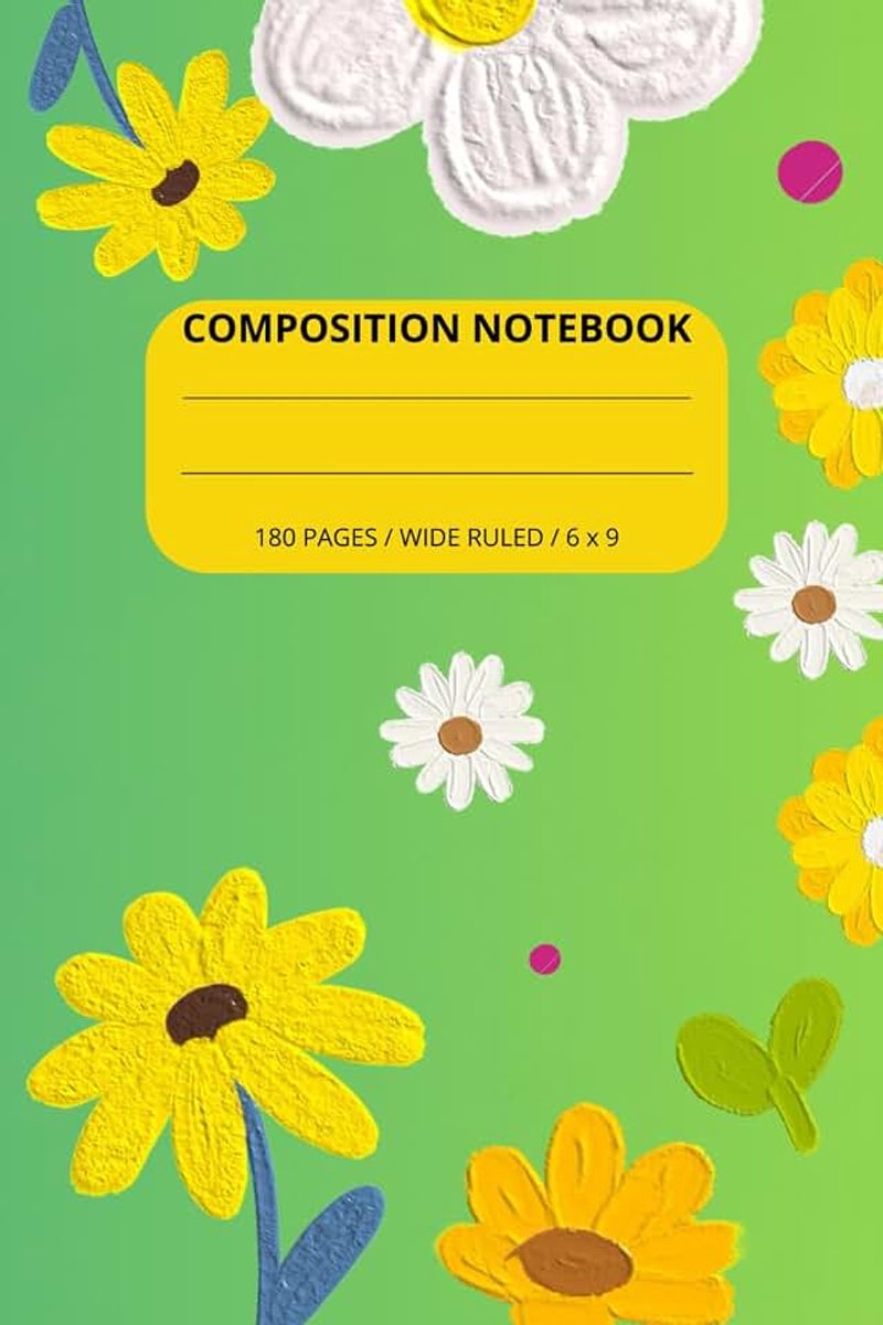 Bob design Composition Notebook: flower design