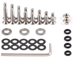 Schroevenset voor sleutelorganizer, geschikt voor Keypack Carbokey en Carbocage, 36-delig