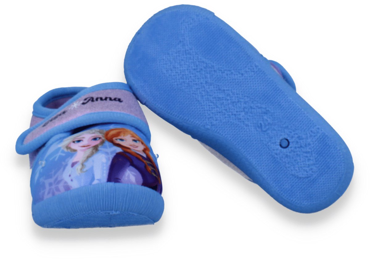 Frozen Meisjes Pantoffel Blauw /lila | Maat: 26