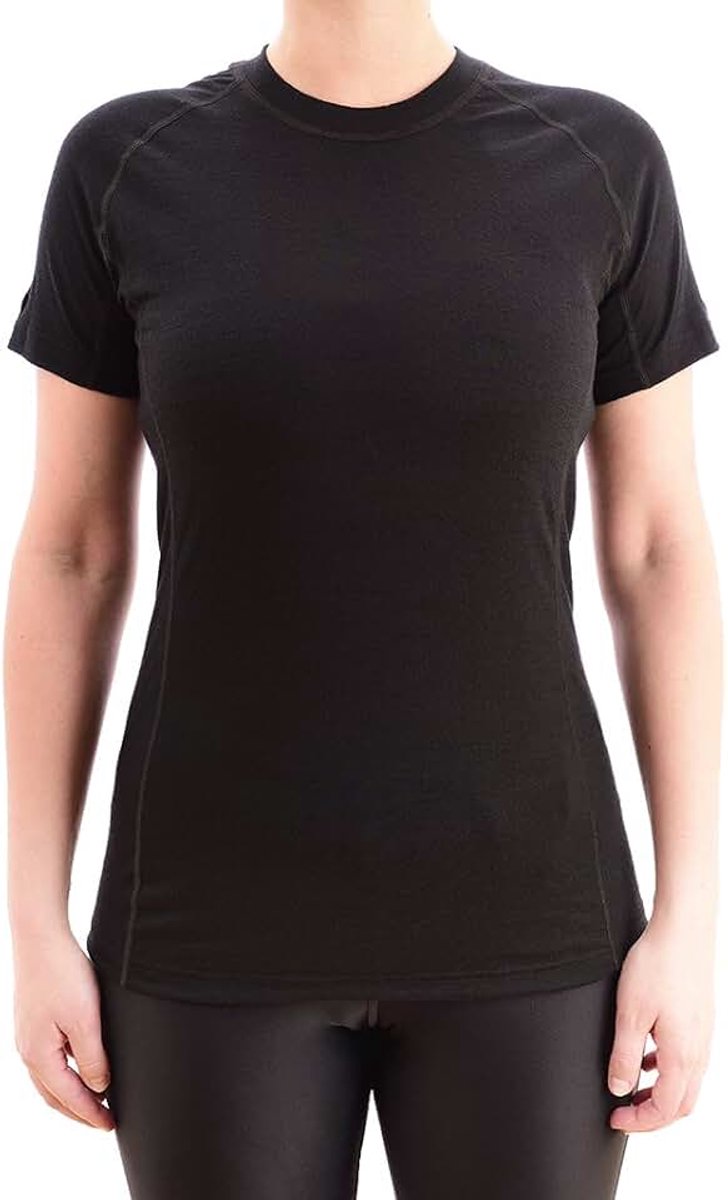 Dames t-shirt 100% wol Merino korte mouwen hoogwaardig