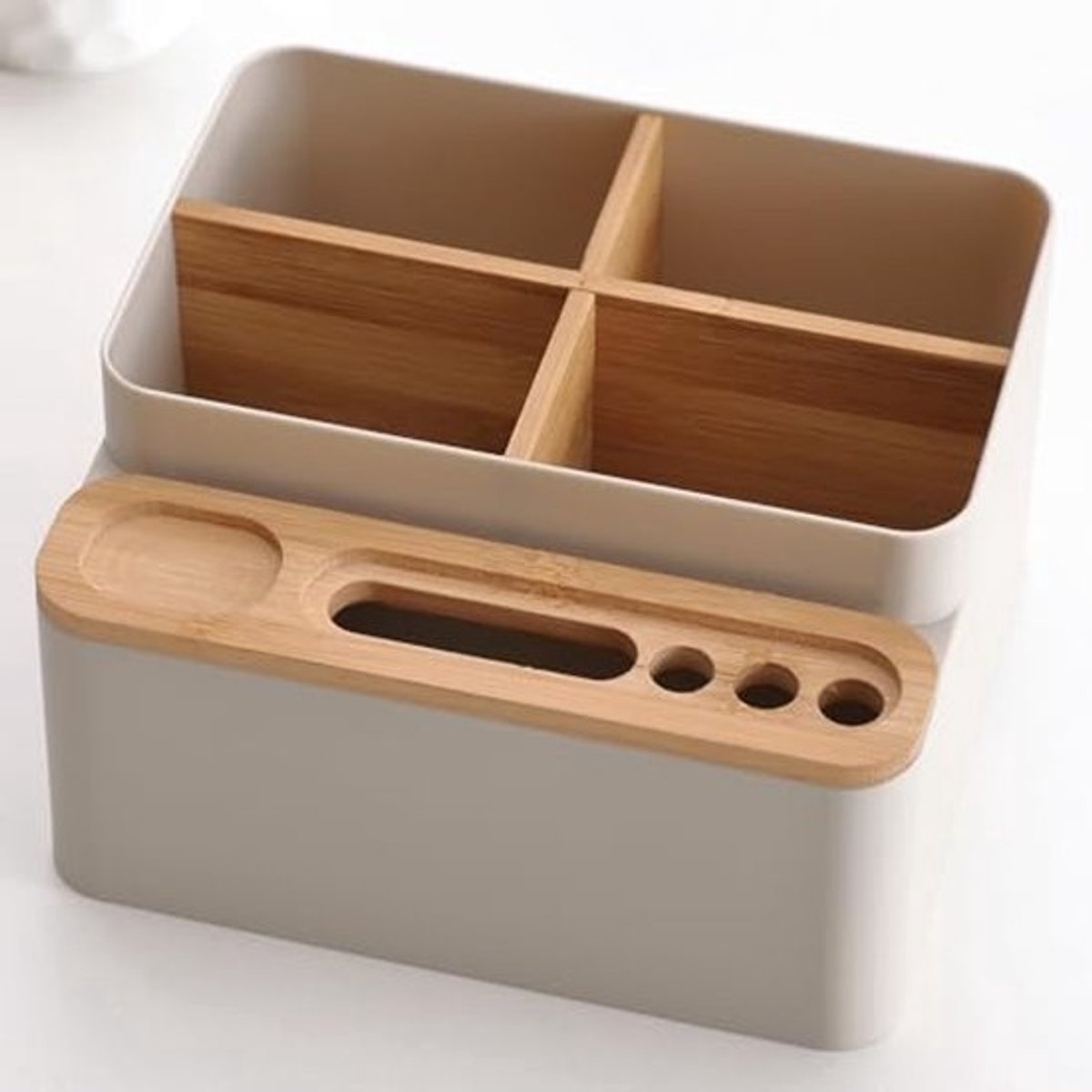 Moderne Desktop Opbergdoos - Esthetische Bureau Organizer en Penhouder
