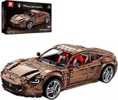 Reobrix 11009 Maserati GranTurismo mega bouwset | City fast champions adventure | Creator classic motor bouwpakket | Technic speelgoed ideas voor volwassenen | Icons furious speed auto geschikt voor Lego | Technische bouwdoos met 5480 bloks