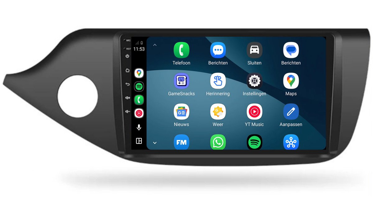 CarPlay autoradio geschikt voor Kia Ceed | 2012 t/m 2017 | Cartronix CTX-7068 | 2012 2013 2014 2015 2016 2017 | 9 inch | Android 15 | Draadloos Apple CarPlay & Android Auto | 2GB + 32GB | Bluetooth & Wifi