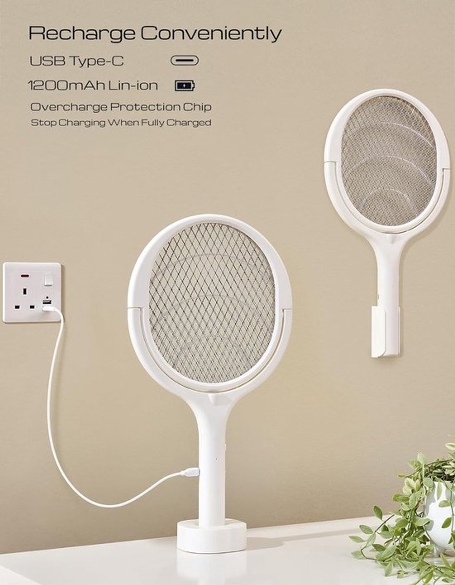 Elektrische Insectendoder, Mafiti Muggenvanger Vliegval Elektrische Indoor Muggenverdelger 20W met UV-licht, Elektrische Muggenval voor Keuken, Huis, Binnenplaats (Grijs)
