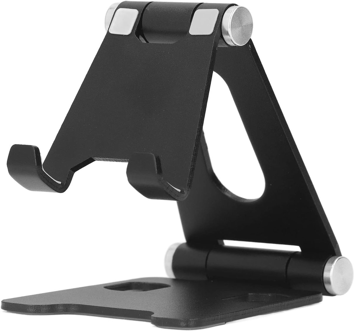 Telefoonstandaard, Verstelbare Aluminium Mobiele Telefoonhouder 360 Graden Rotatie Desktop Tabletstandaard voor Mobiele Telefoons, Tablets