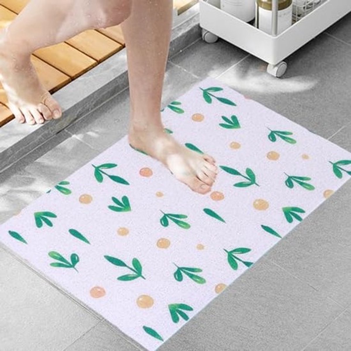 Antislip Douchemat met Afvoergaten en Massagemat - Zacht Comfort voor Veiligheid in Natte Ruimtes