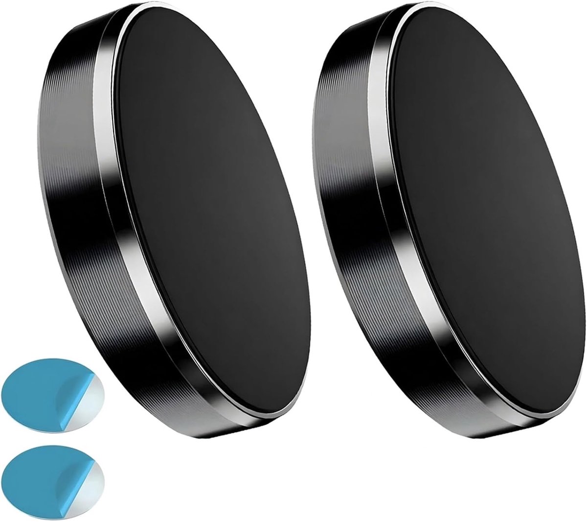 2 stuks magnetische telefoonhouder rond voor auto telefoonhouder auto magnetische universele houder auto kleverige magneet rond voor iPhone