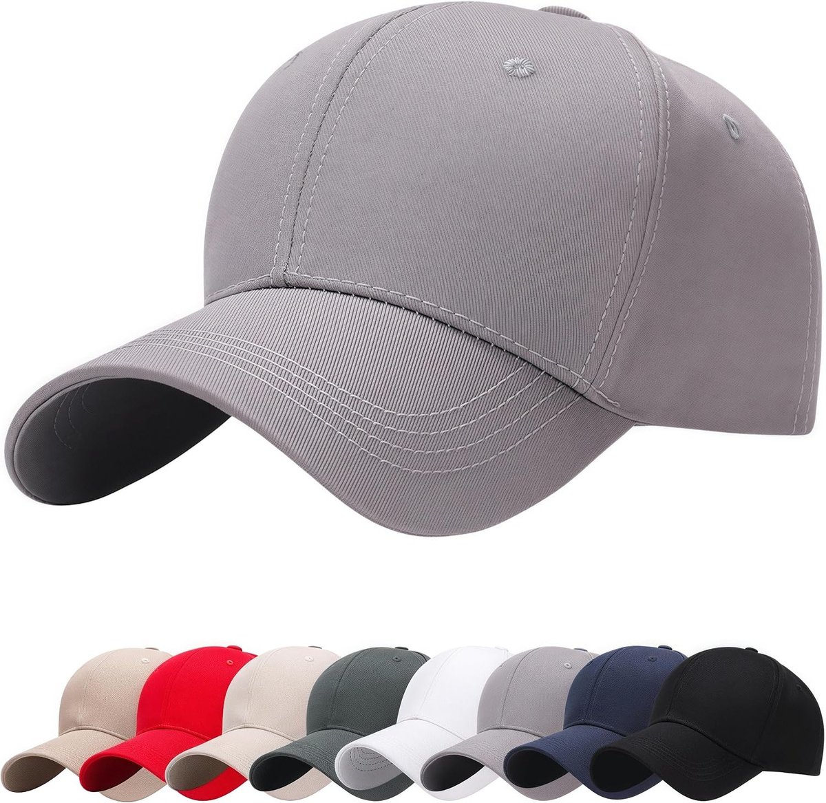 Honkbalpet voor heren, verstelbaar, wasbaar, klassieke baseballpet, uniseks, zonwering, katoenen baseballpet, voor mannen, geschenken