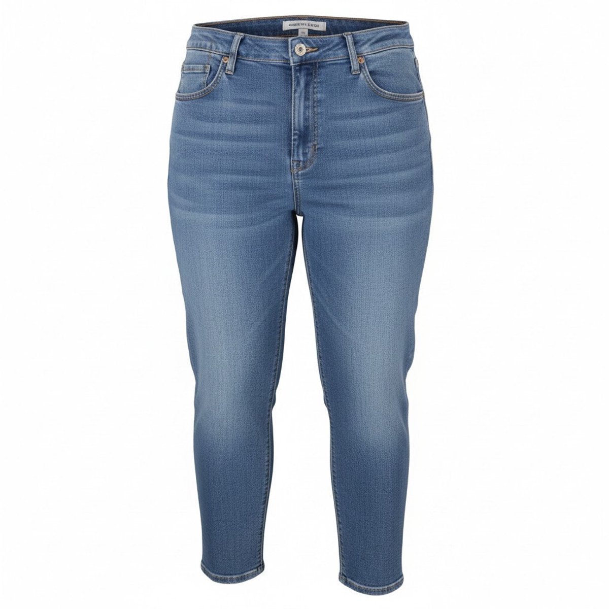 American Eagle Outfitters Stretch Mom Dames Jeanswashed Blauw - 36