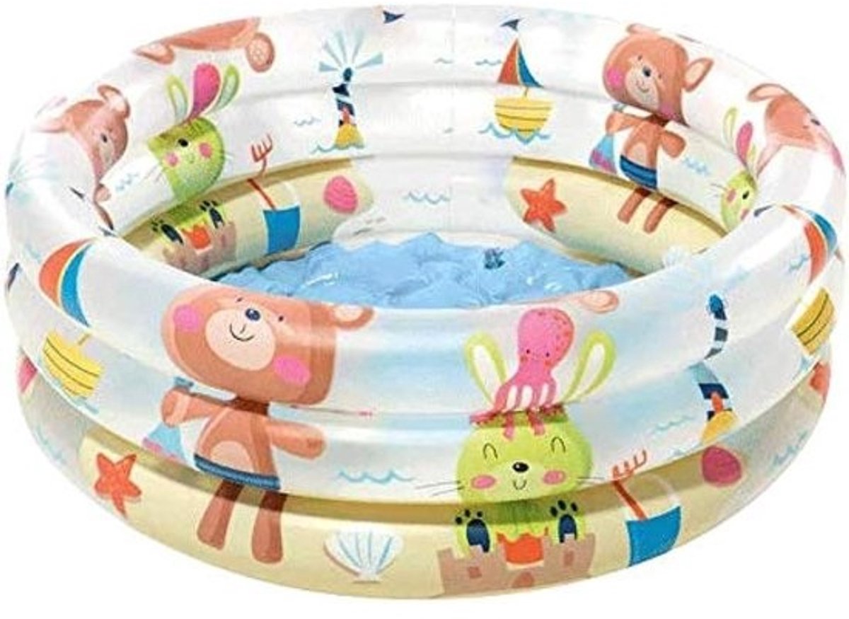 Babyzwembad met 3 ringen - Strandmatjes toevoegen Kinderzwembad