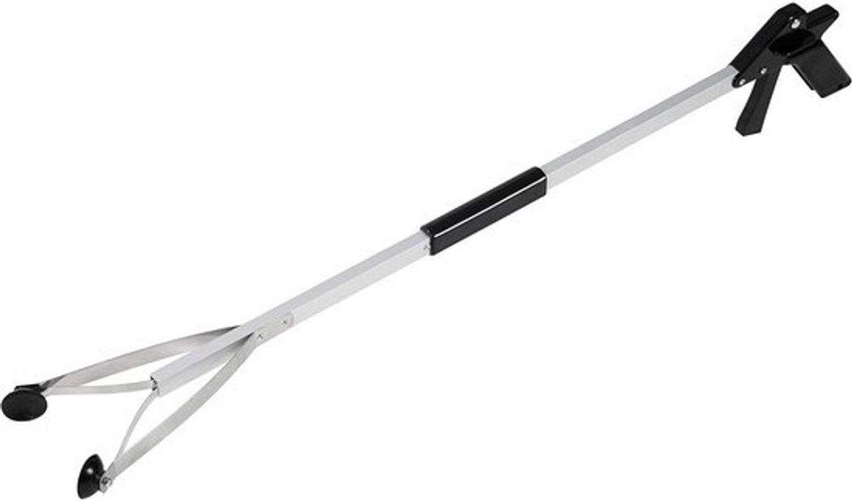 Lange 81 cm Opvouwbare Grip Tool met Suction Cup - Sterke Aluminium Pick-Up Stick