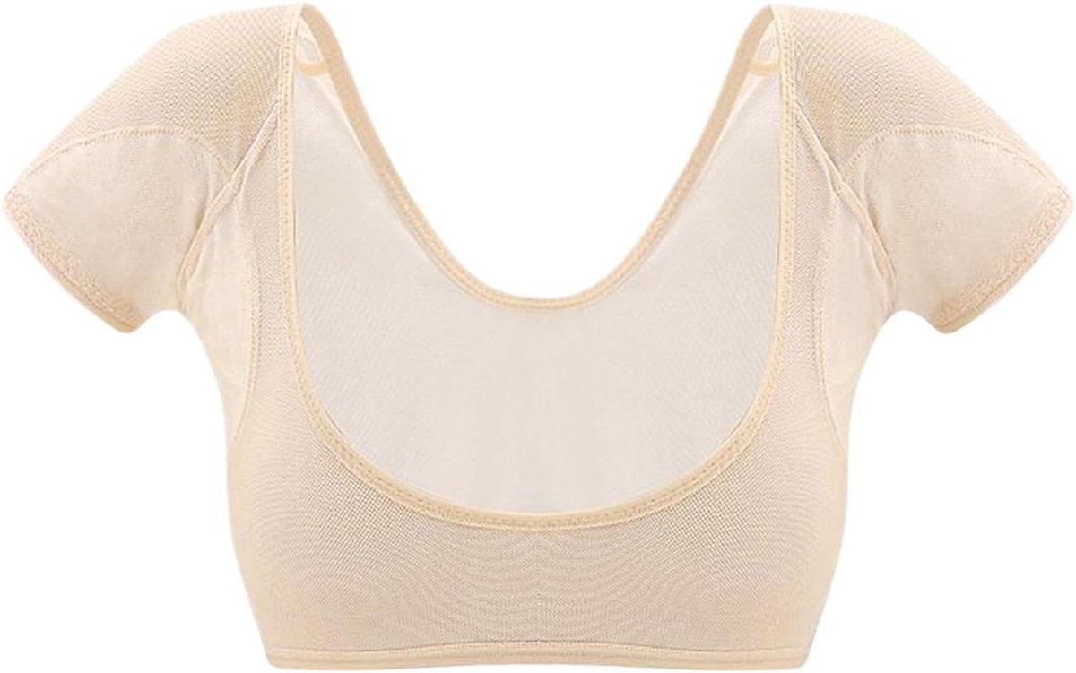 okselzweetvest Korte mouw Anti-zweet Ademend Wasbaar | Oksel zweetbestendig shirt voor dames onderarmbeschermer dames oksels