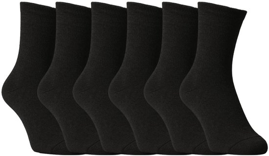 Socks4fun | Extra Wijde Sokken | Voor Gezwollen Of Gevoelige Voeten | 6 Pack | Maat 35 T/M 58
