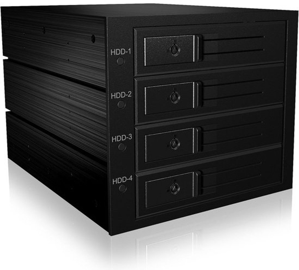 Backplane voor 4x 3.5 inch SATA/SAS Harde Schijven in 5.25 inch Bay