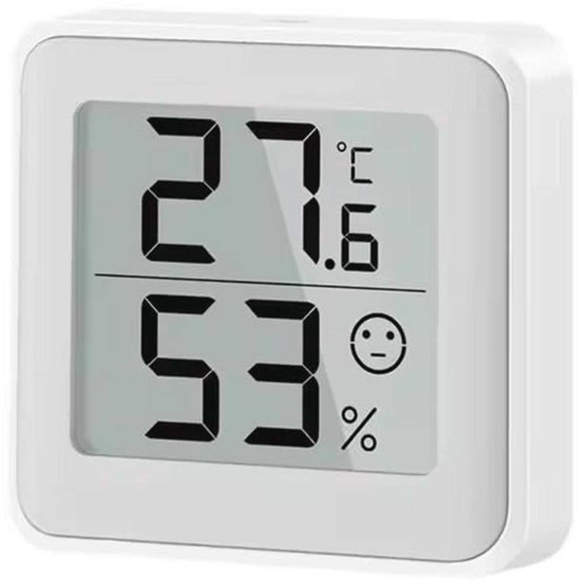 Mini thermo-hygrometer met LCD-display voor binnenshuis