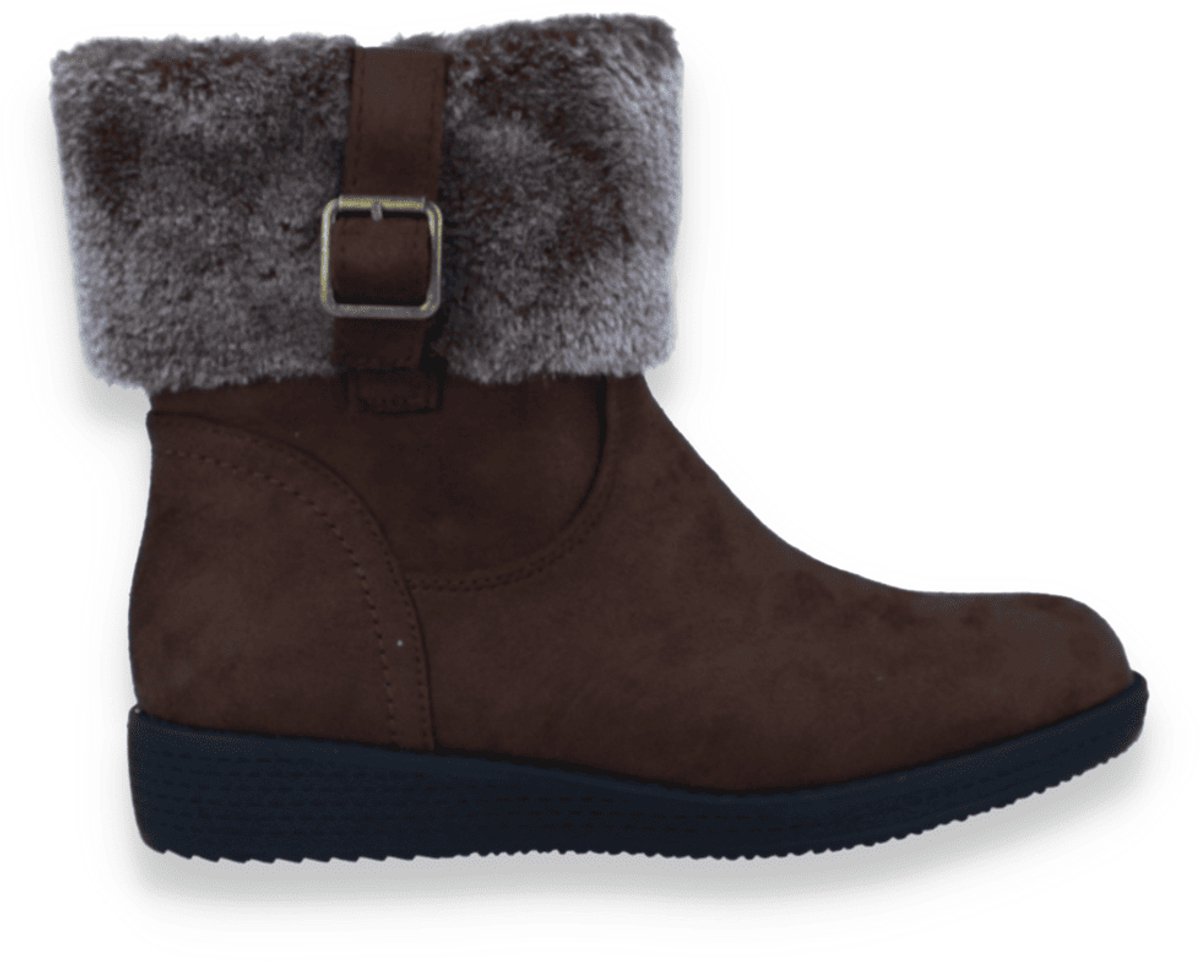 Mode-mmode-mania Dames Enkellaars Ania Dames Boots | Bruin | Maat: 40