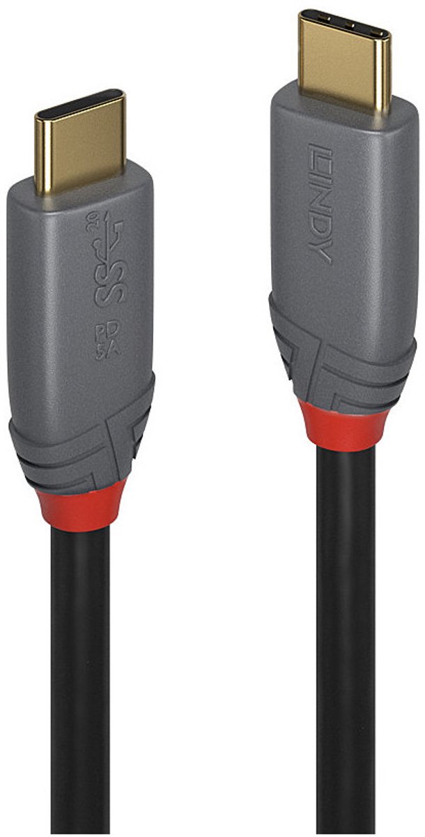 Câble USB Type-C Lindy USB 3.2 Gen 2x2 0,5m