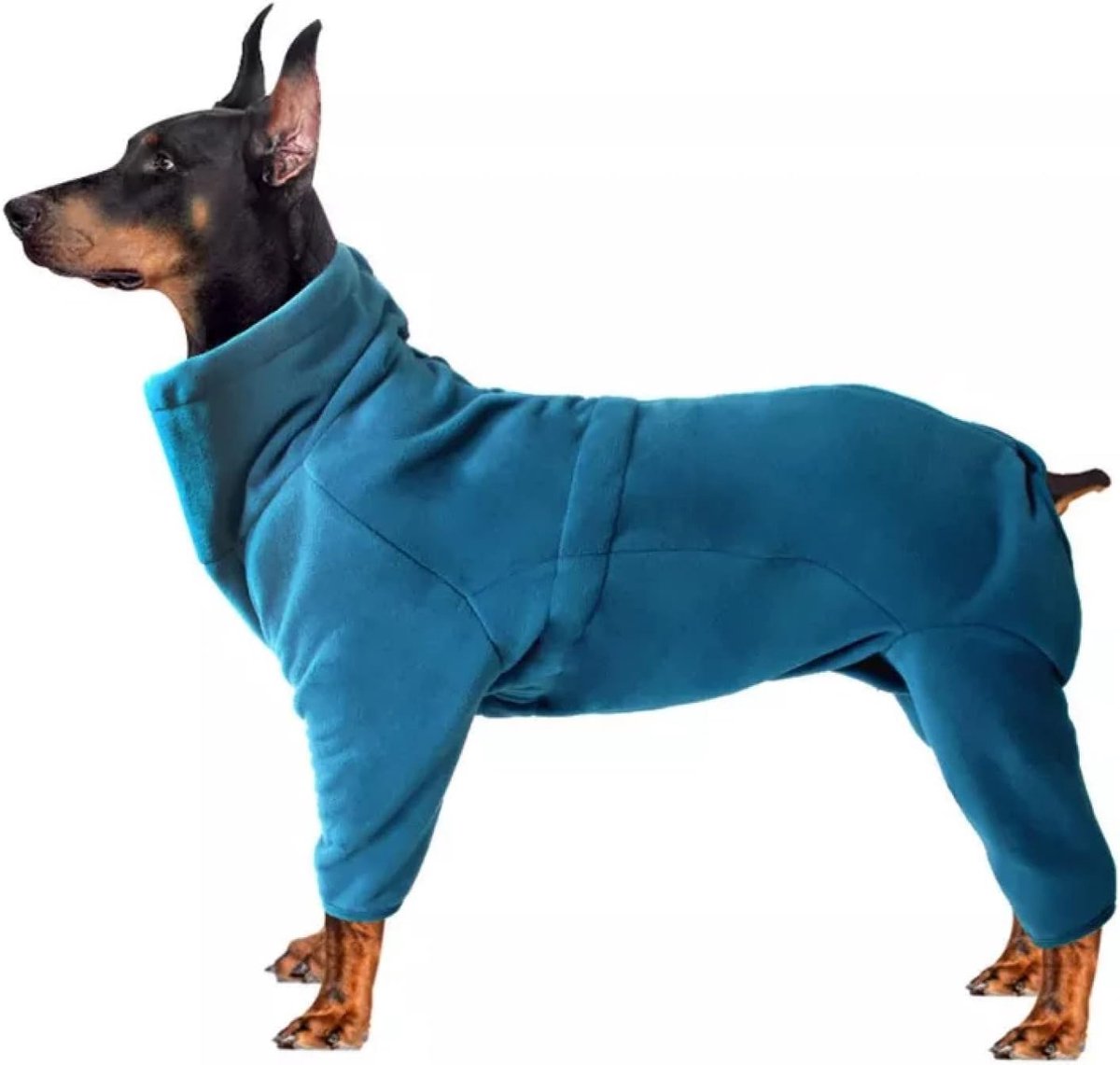 Huisdier Jumpsuit Outfit Overalls Zachte Warme Hond Pyjama Hondenkleding Kat Winter Hoge hals Jas Voor Kleine Medium Grote Hond
