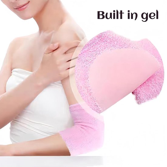 Hydraterende elleboogpads voor sport, ademend en comfortabel, silicone en katoen, ideaal bij epicondylitis en blessures — afbeelding 3