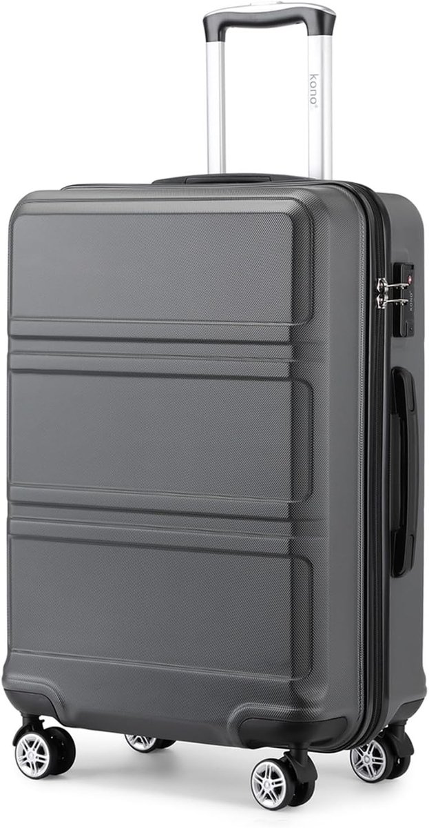 Fashion Bagage Lichtgewicht ABS Hard Shell Trolley Reiskoffer met 4 Wielen