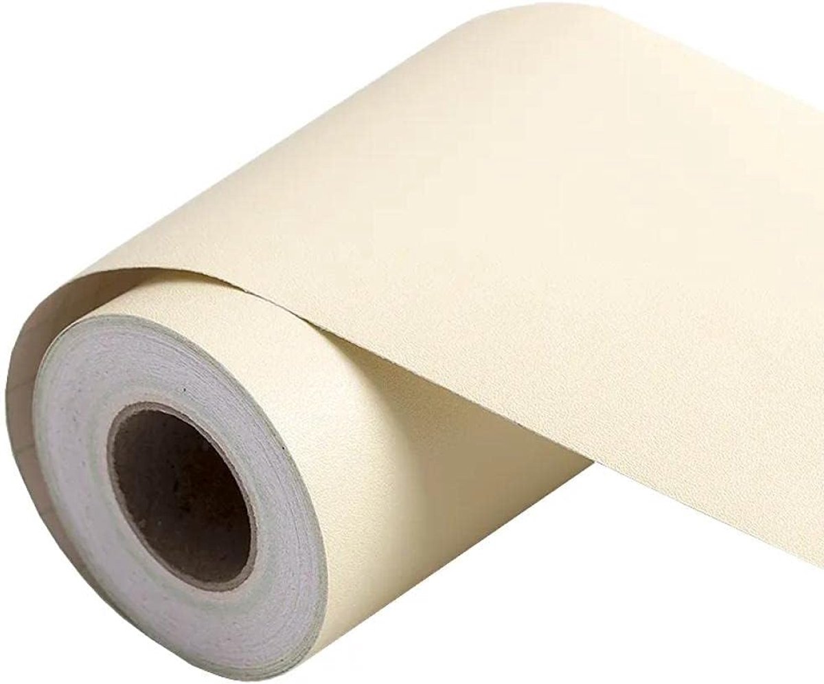 Behang Spiegel Borders voor Badkamer Peel en Stick Klaslokaal Bulletin Board Borders Boho Papier voor Klaslokaal Trim Sets Lichtgeel 10 X 500cm