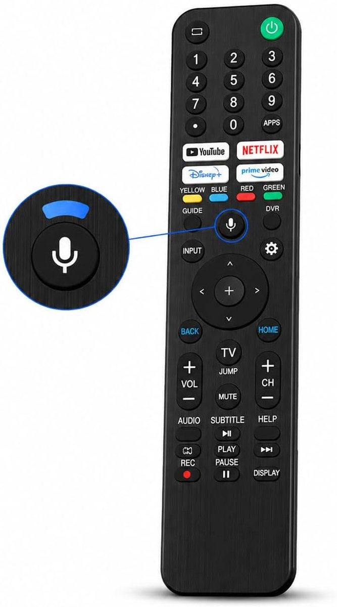 Universele afstandsbediening voor LG TV, infrarood afstandsbediening voor LG TV-serie MR20 (voor Sony TV-afstandsbediening)