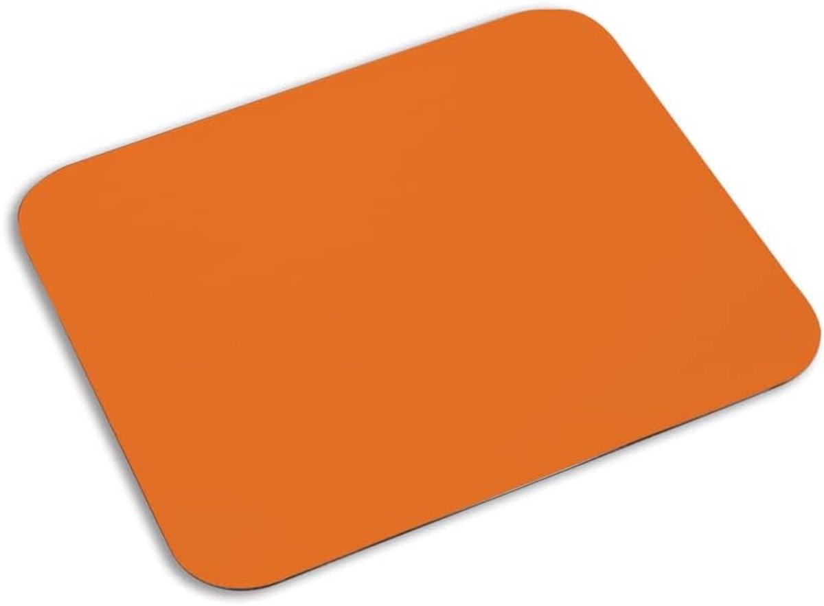 Antislip en wasbare muismat (oranje, vierkant)