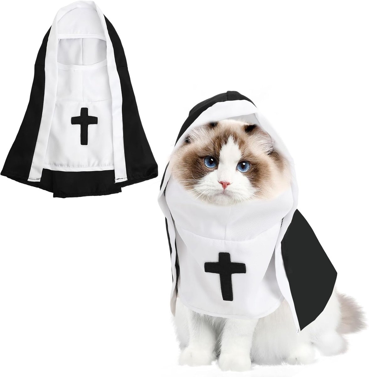Katten honden non kleding outfit, grappige huisdieren Halloween