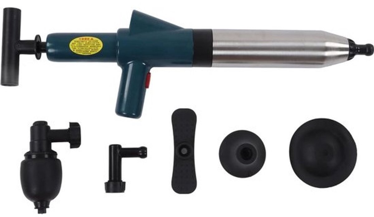 Toilet Plunger Drain Unblocker - Pneumatische Baggerapparatuur - Hogedruk Luchtafvoer Blaster Cleaner - Verstopte Pijp Ontstopper - Keuken Badkamer .