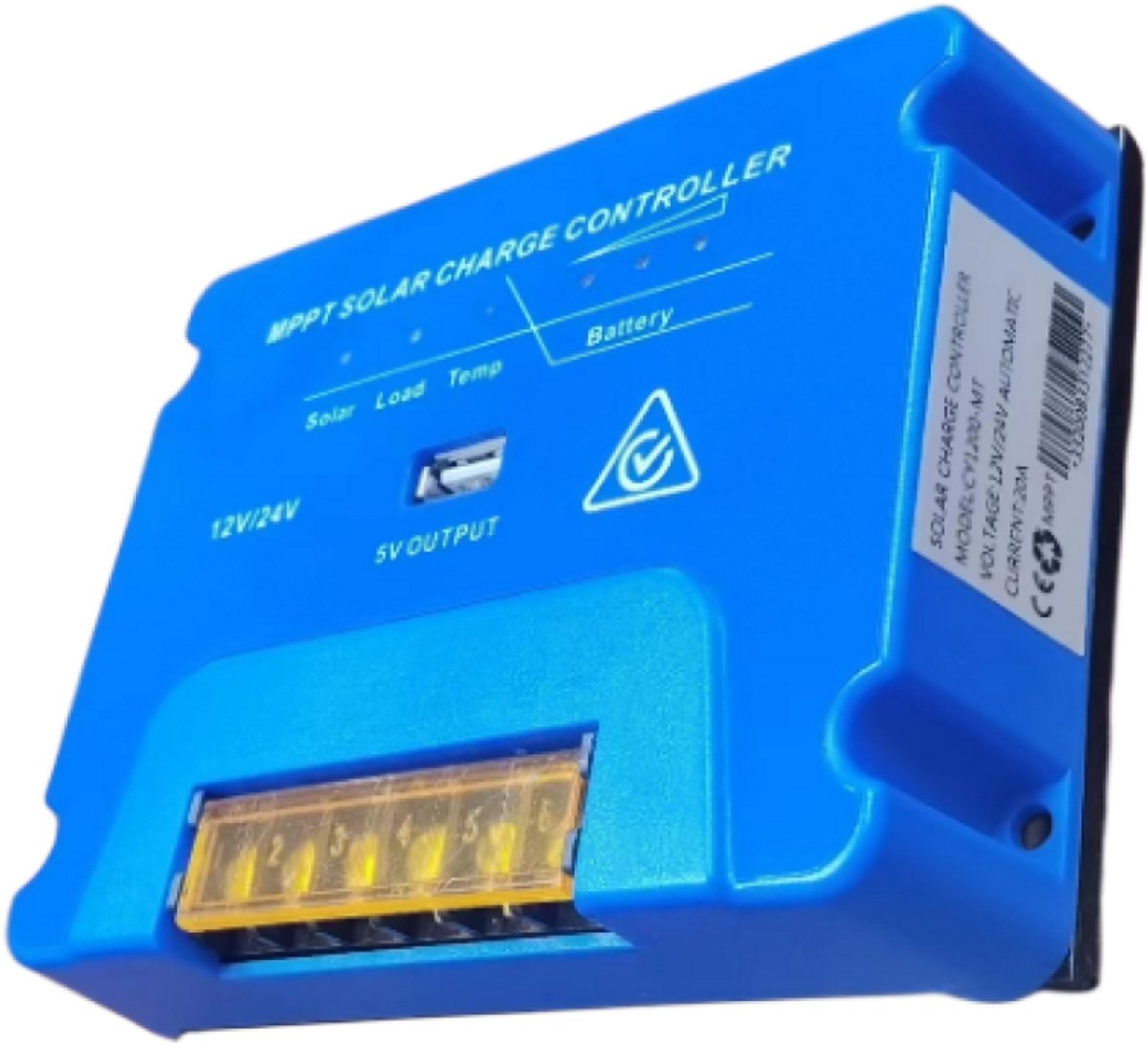 MPPT Laadstroomregelaar 12/24 volt 15Ah
