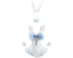 Bunny-kostuum voor vrouwen, Sakurajima Mai, cosplay-kostuum, anime, Senpai Bunny Suit met oren, volwassenen