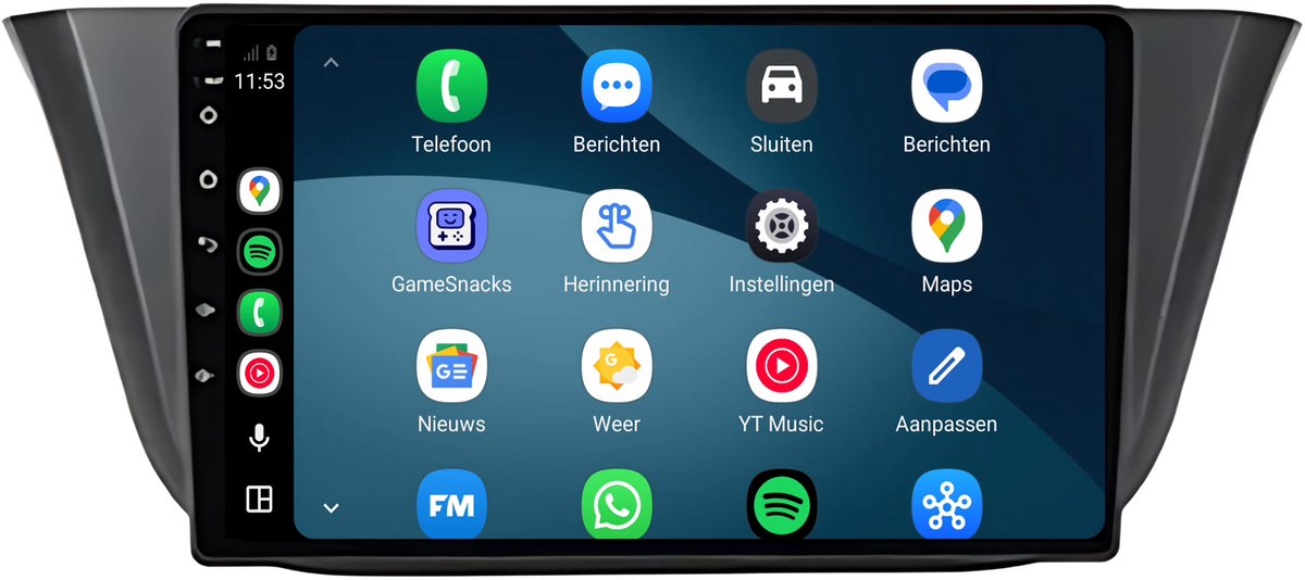 CarPlay autoradio geschikt voor Iveco Daily | bouwjaar 2019 | Cartronix CTX-7074 | 2019 | 9 inch | Android 15 | Draadloos Apple CarPlay & Android Auto | 2GB + 32GB | Bluetooth & Wifi