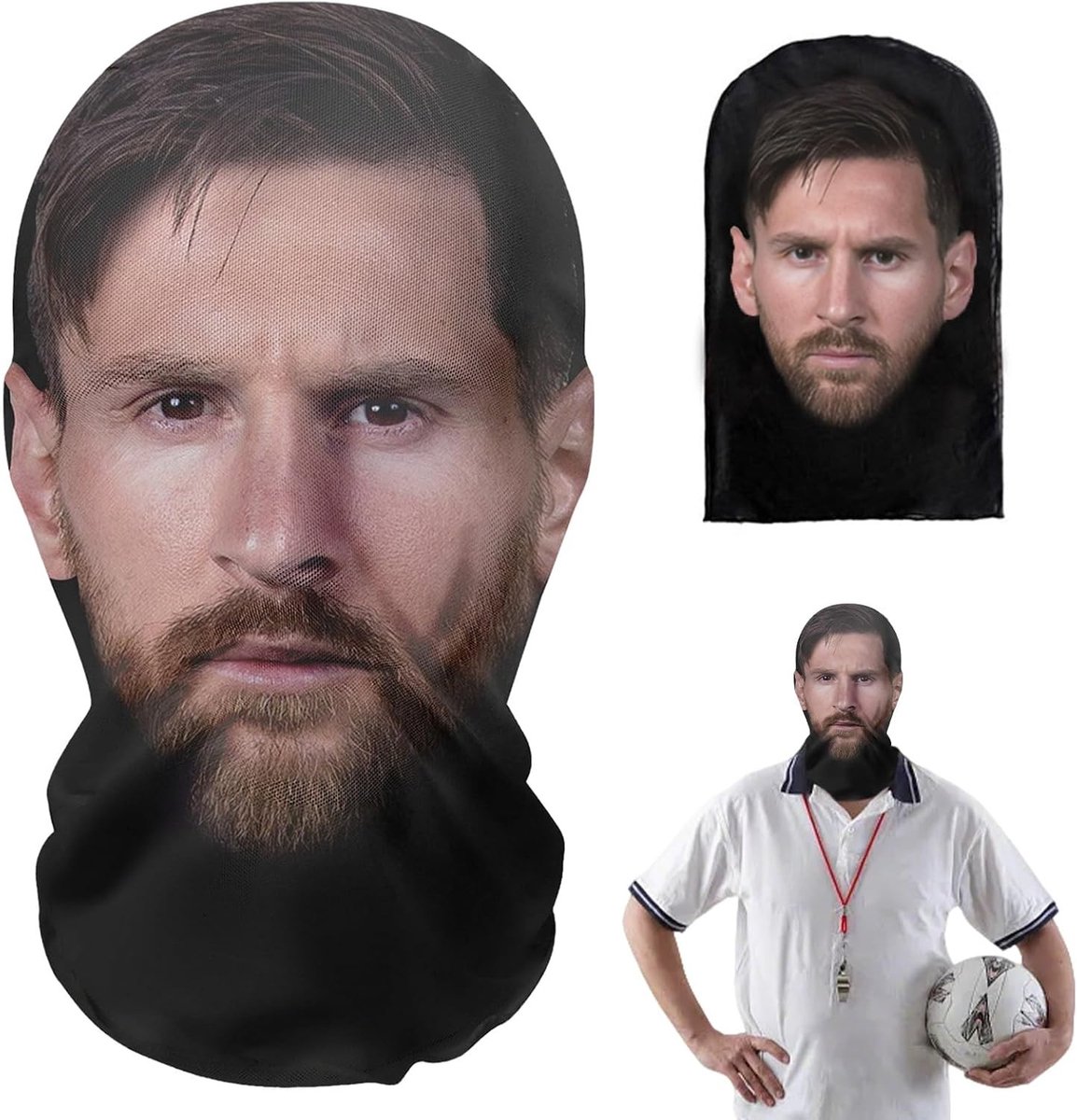 Halloween masker - Zwart - Volgelaats - 3D-geprint ademend masker - Voor volwassenen