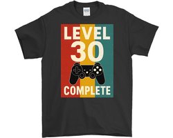 Gamer Shirt – LEVEL 30 COMPLETE – Verjaardag Outfit – Unisex T-Shirt voor Dames & Heren – Leuk Cadeau