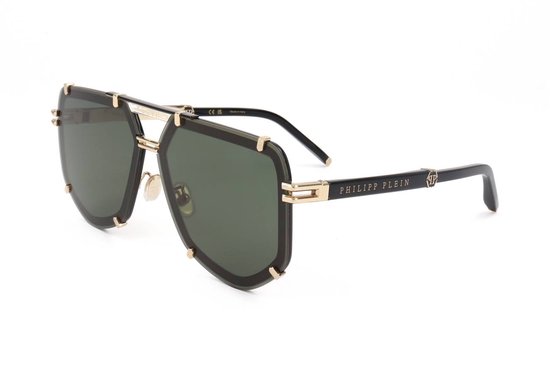 Philipp plein SPP132 301Y Zonnebril - Heren - Goud — afbeelding 2