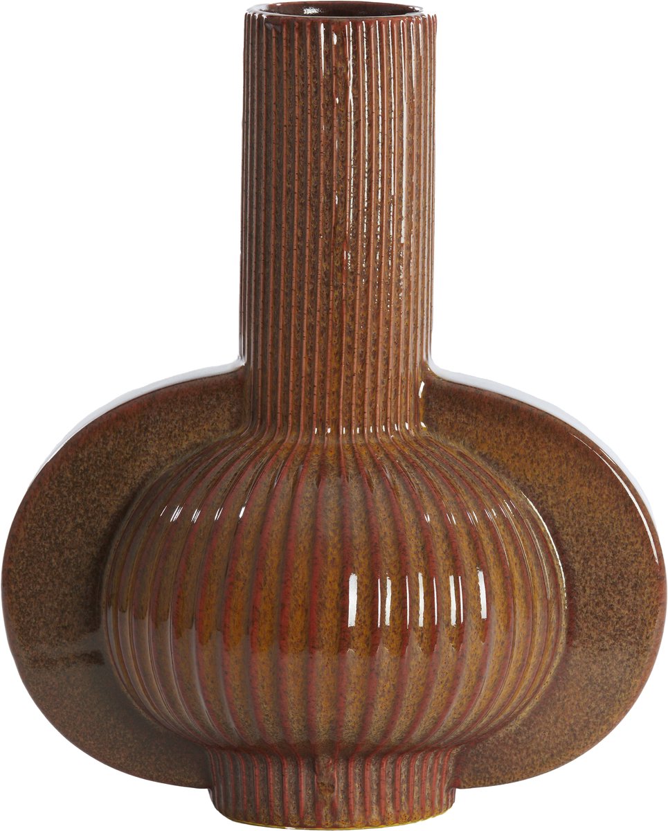 Light & Living Vaas MELNIK - 31.5x21.5x38.5cm - Bruin