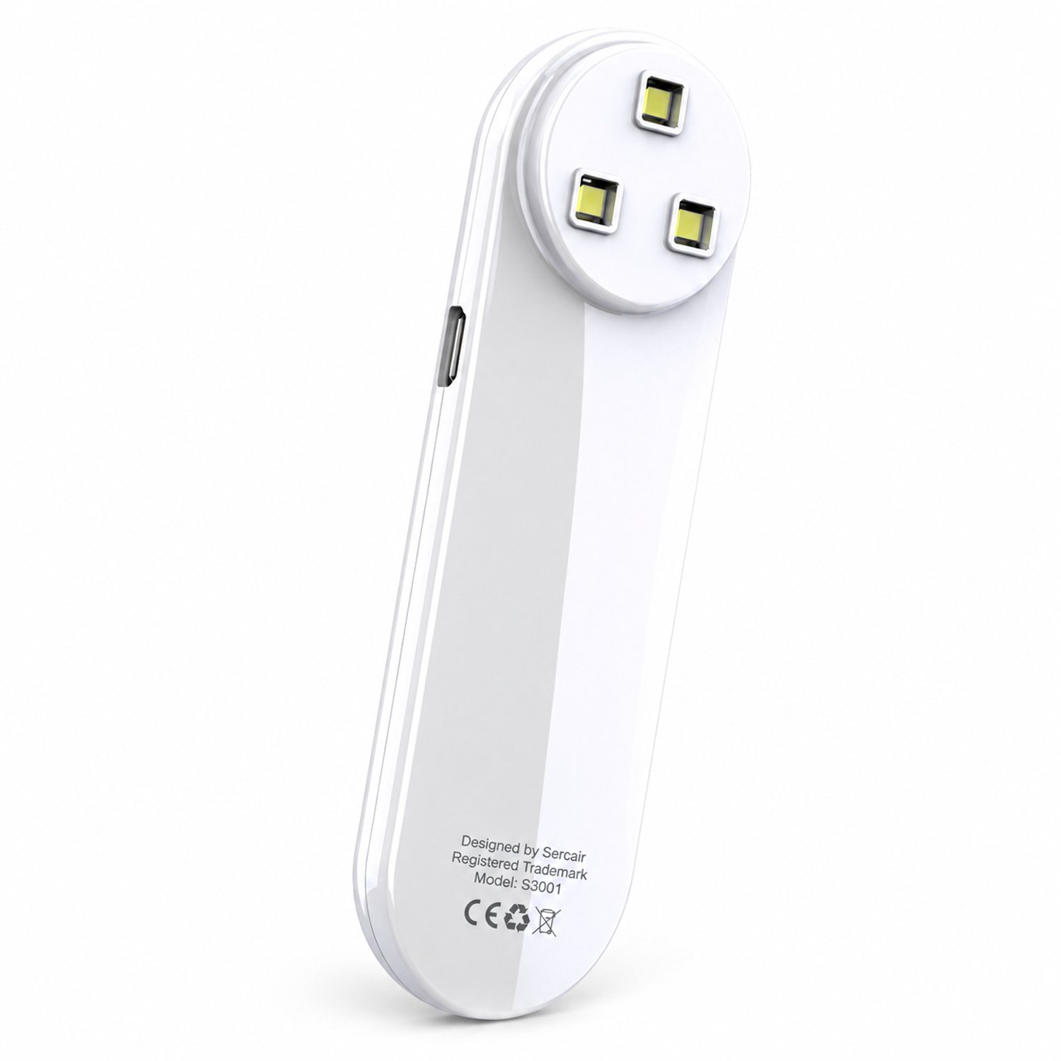 DrPhone PocketUV – Draagbare UV-C – USB Oplaadbaar – Ingebouwde Batterij – Met LED-verlichting – Wit