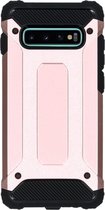 iMoshion Rugged Xtreme Backcover Samsung Galaxy S10 Plus hoesje - Rosé Goud