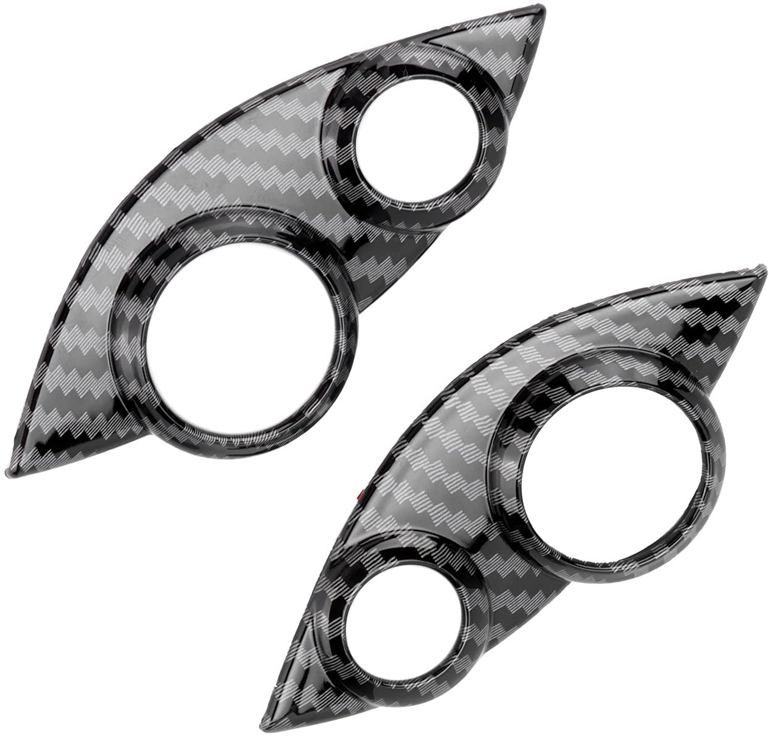 Stuurwielknopafdekking - Vervanging voor Smart Fortwo/Forfour 453 2015-2021 - Hoogwaardig ABS-materiaal - Koolstofvezel-stijl - Eenvoudig te installeren - Duurzaam en schokbestendig - Stuurknop