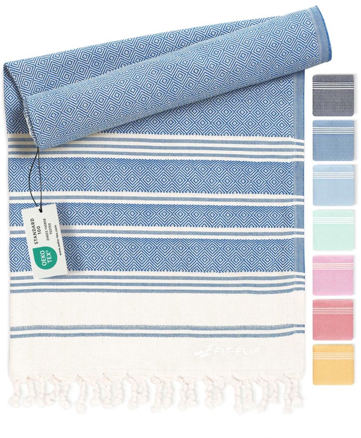 XXL Hammam Handdoek van 100% Katoen, Sneldrogend