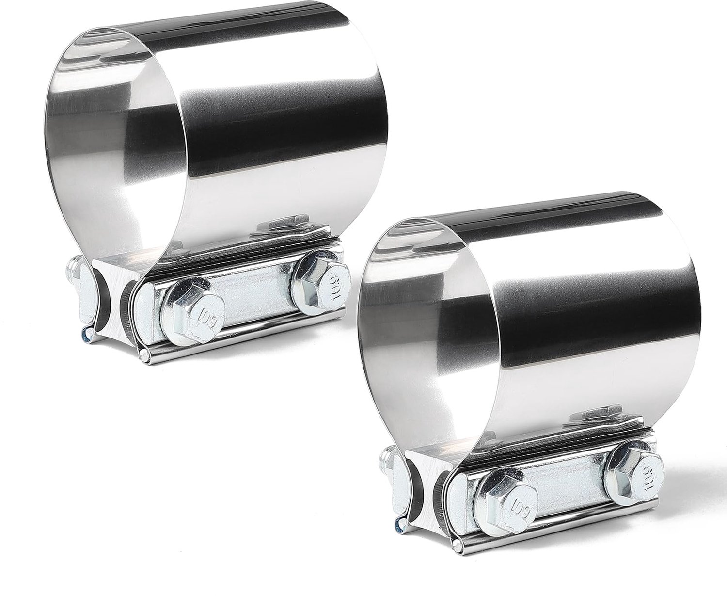 Roestvrijstalen Uitlaatklem Ø 64 mm (2 stuks)