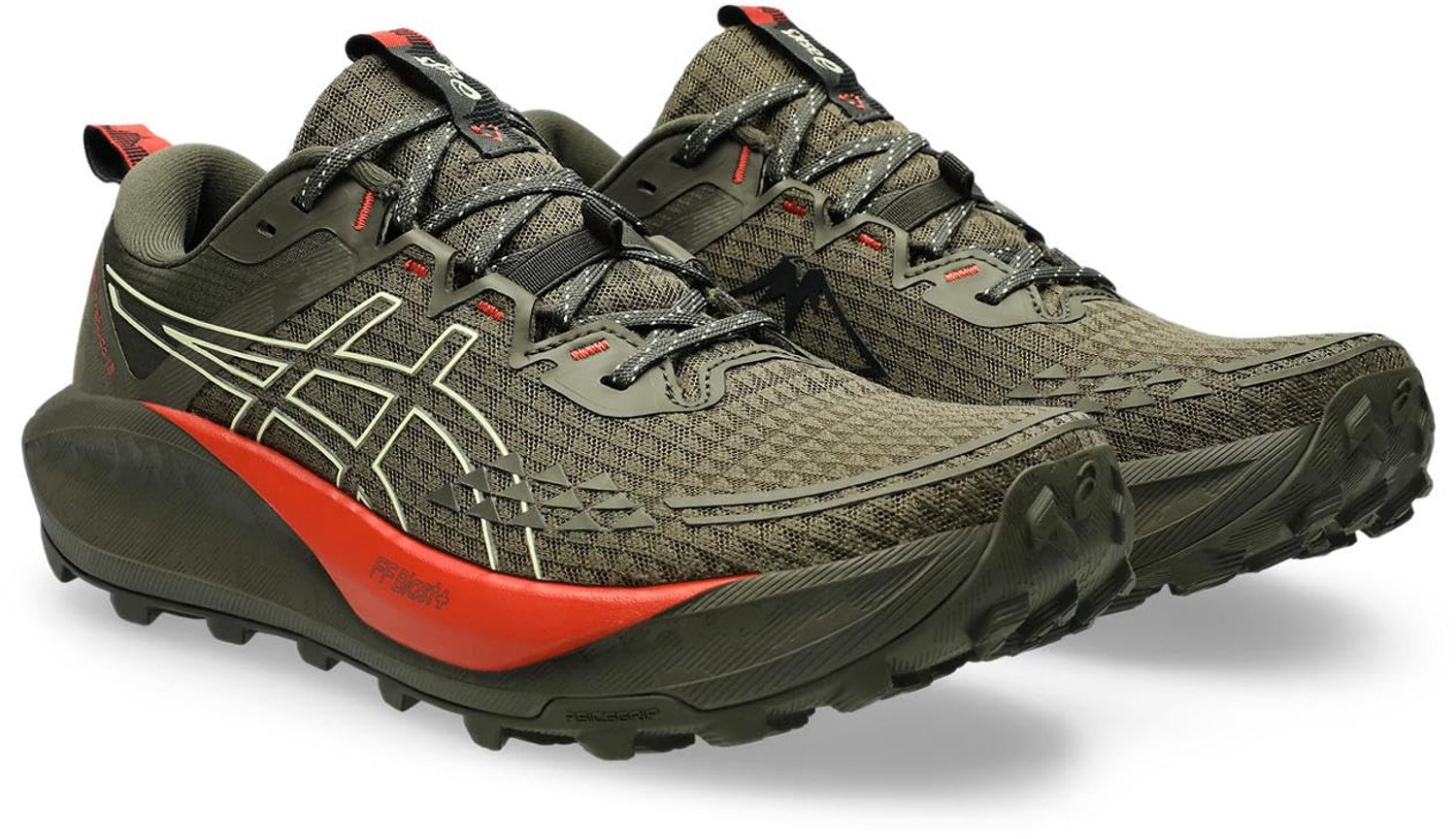 ASICS GEL-Trabuco 13 Heren Trailrunningschoenen Stone/Wheat 44 Bruin