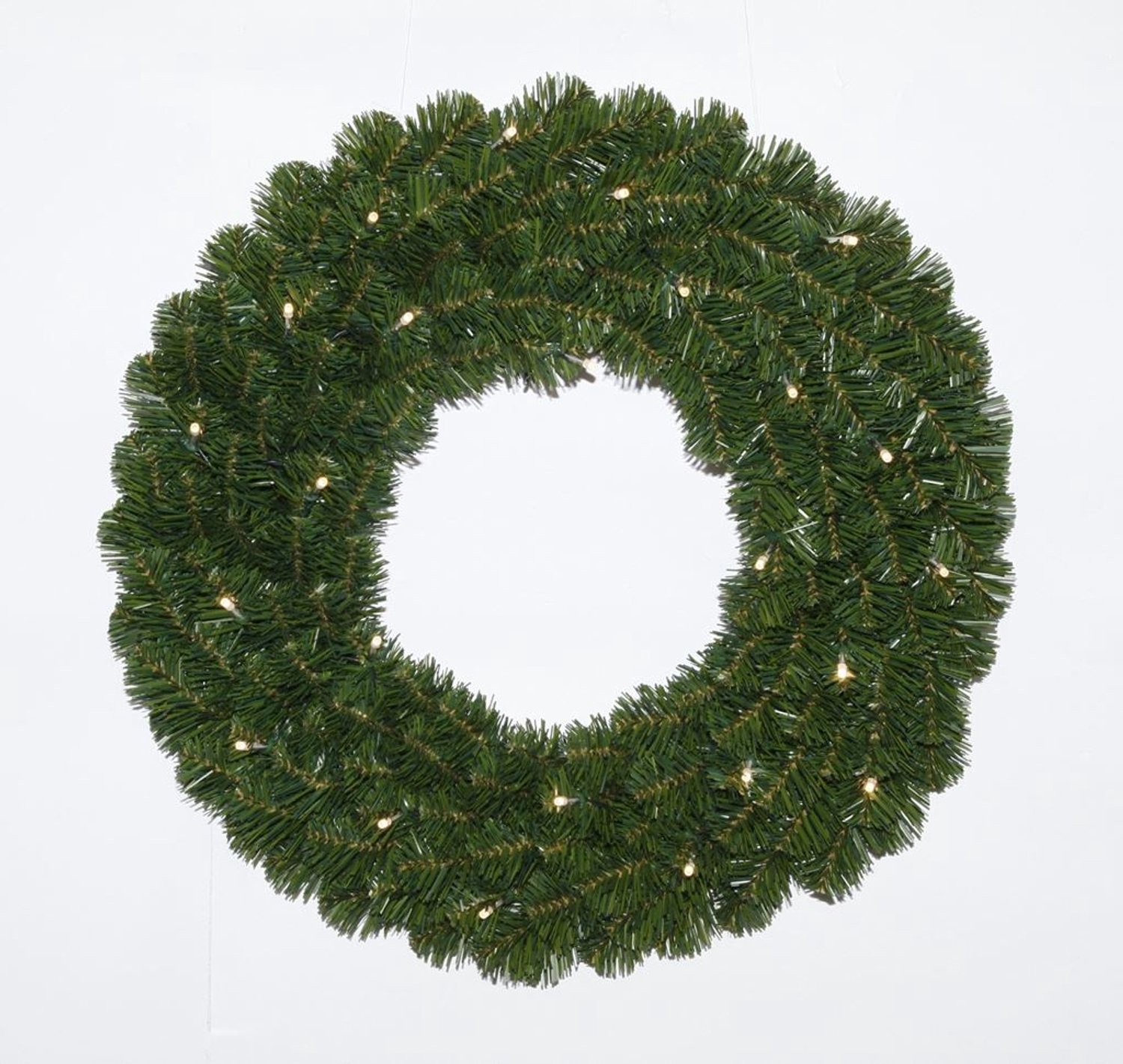 Own Tree Alaskan verlichte kerstkrans groen Ø 75cm - 42 lampjes