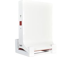 wandhouder voor AVM Fritz Repeater 3000 AX - wit - in elke richting monteerbaar - perfecte pasvorm zonder krassen - ServiceTopper